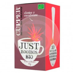 Infusión Just Rooibos Bio 20 Bolsas Cupper