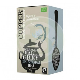 Té Negro Earl Grey Classic Bio 20 Bolsas Cupper