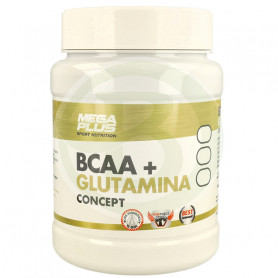 Bcaa + Glutamina Mandarina Extreme Purity 600Gr. Megaplus