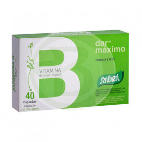 Vitaminas Complex B Plus 40 Cápsulas Santiveri