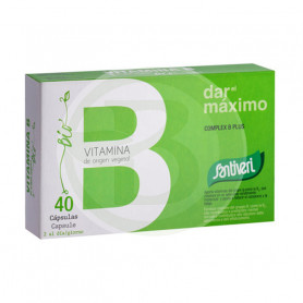 Vitaminas Complex B Plus 40 Cápsulas Santiveri
