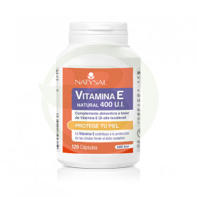 Vitamina E Natural 400Ui 120 Cápsulas Natysal