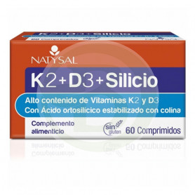 K2+D3+Silicio 60 Comprimidos Natysal