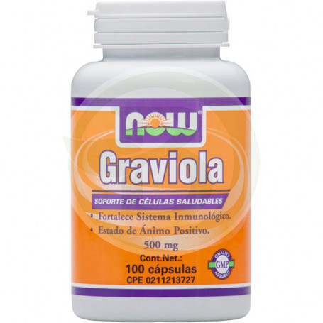 Graviola 500Mg. 100 Cápsulas Now
