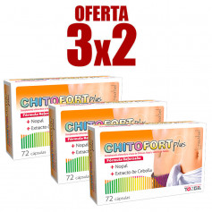 Pack 3x2 Chitofort Plus 72 Cápsulas Tongil