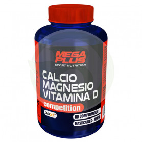 Calcio + Magnesio + Vitamina D Competition 60 Comprimidos Megaplus