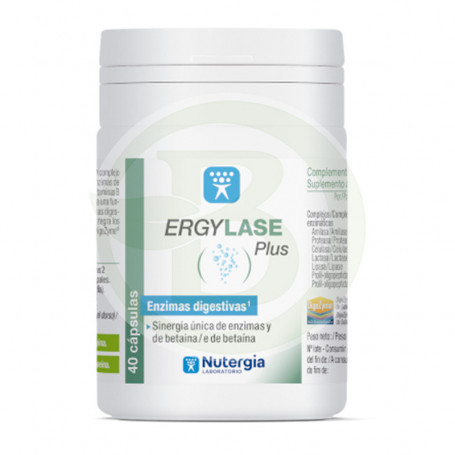 Ergylase Plus 40 Cápsulas Nutergia