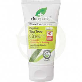 Crema Antiséptica De Arbol del Te 50Ml. Dr. Organic