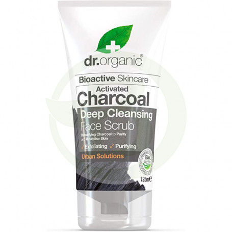 Exfoliante Facial De Carbón Activado 125Ml. Dr. Organic