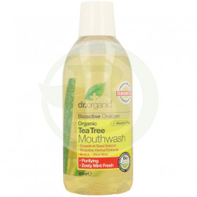 Enjuague Bucal De Árbol del Té 500Ml. Dr. Organic