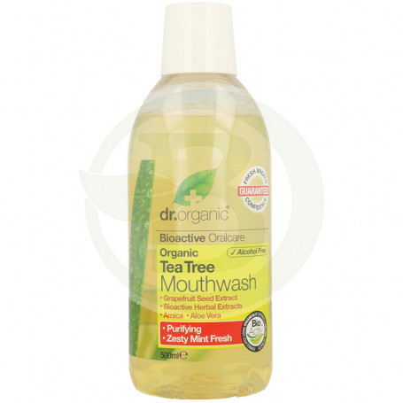 Enjuague Bucal De Árbol del Té 500Ml. Dr. Organic