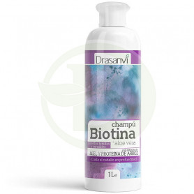 Champú Biotina y Aloe Vera Cabello Teñidos 1Lt. Drasanvi