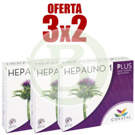 Pack 3x2 Hepauno 1 Plus 20 Viales Conatal