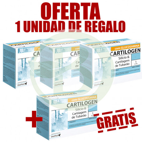 Pack 4x3 Cartilogen 30 Sobres Dietmed