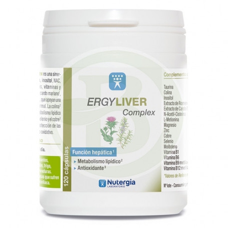 Ergyliver Complex 120 Cápsulas Nutergia