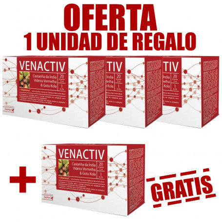 Pack 4x3 Venactiv 20 Ampollas Dietmed