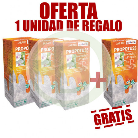 Pack 4x3 Propotuss Infantil 250Ml. Dietmed