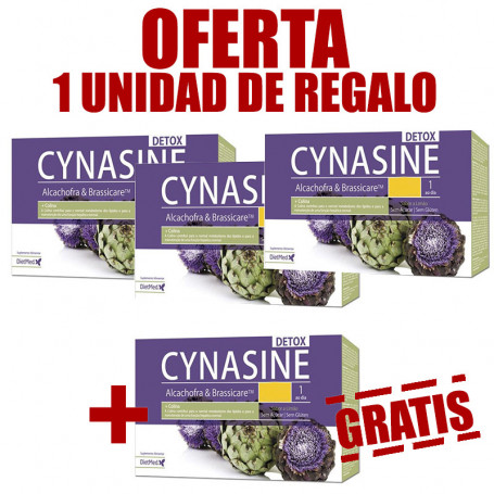 Pack 4x3 Cynasine Detox 30 Ampollas Dietmed