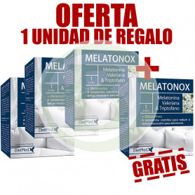 Pack 4x3 Melatonox 60 Cápsulas Dietmed