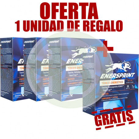 Pack 4x3 Enersprint 20 Viales Dietmed