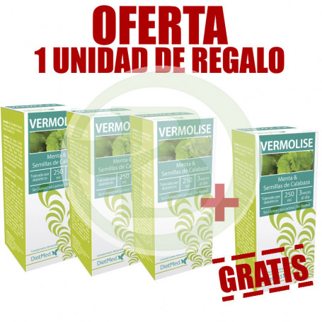 Pack 4x3 Vermolise 250Ml. Dietmed