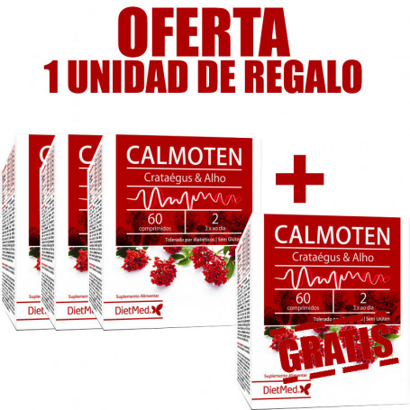 Pack 4x3 Calmoten 60 Comprimidos Dietmed