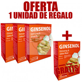 Pack 4x3 Ginsenol 60 Cápsulas Dietmed
