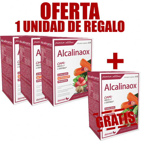 Pack 4x3 Alcalinox 30 Cápsulas Dietmed
