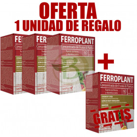 Pack 4x3 Ferroplant 60 Comprimidos Dietmed