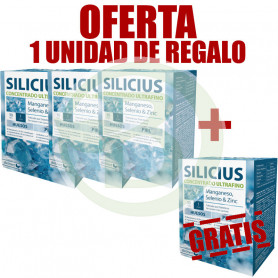 Pack 4x3 Silicius 30 Cápsulas Dietmed