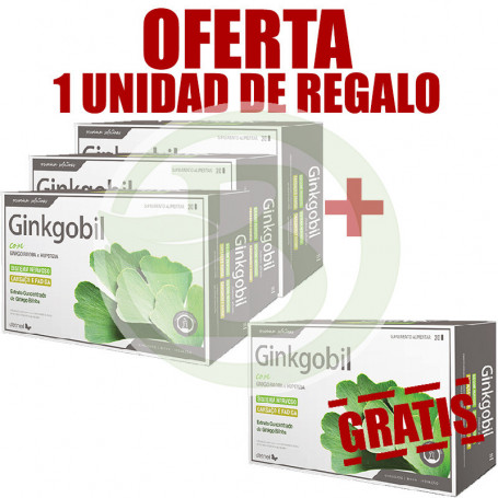 Pack 4x3 Ginkgobil 20 Ampollas Dietmed