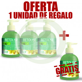 Pack 4x3 Retolise Jabón 330Ml. Dietmed