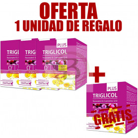 Pack 4x3 Triglicol Plus 60 Perlas Dietmed