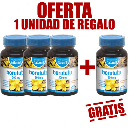 Pack 4x3 Borututu 90 Comprimidos Naturmil