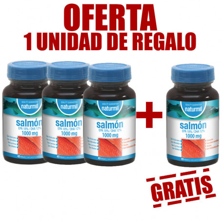 Pack 4x3 Salmón 45 Perlas Naturmil