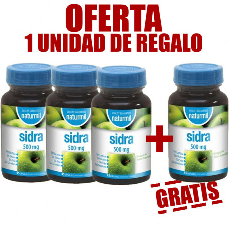 Pack 4x3 Sidra 45 Cápsulas Naturmil