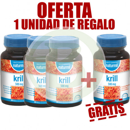 Pack 4x3 Krill 30 Perlas Naturmil