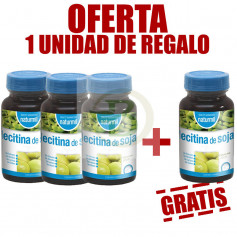 Pack 4x3 Lecitina de Soja 1.200Mg. 180 Perlas Naturmil