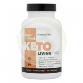 Keto Living Sugar Control 90 Cápsulas Natures Plus