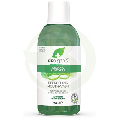 Enjuague Bucal De Aloe Vera 500Ml. Dr. Organic