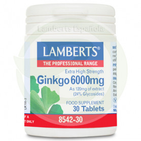 Ginkgo 6000Mg. 30 Tabletas Lamberts