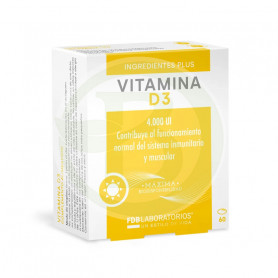 Vitamina D3 60 Capsulas Fdb Laboratorios