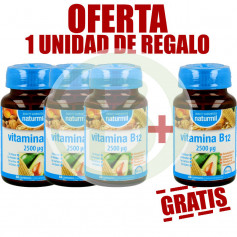 Pack 4x3 Vitamina B12 60 Comprimidos Naturmil