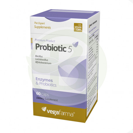 Probiotic 5 60 Cápsulas Vegafarma