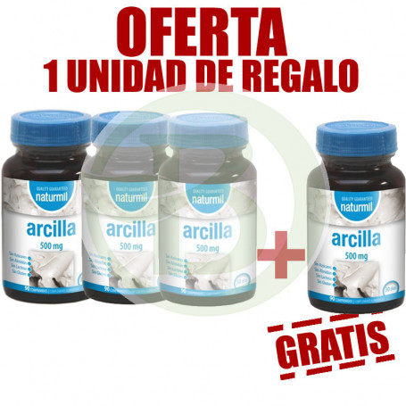 Pack 4x3 Arcilla 90 Comprimidos Naturmil