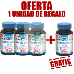 Pack 4x3 Calcio Coral 60 Cápsulas Naturmil