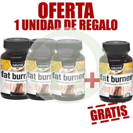 Pack 4x3 Fat Burner Slim 90 Cápsulas Naturmil