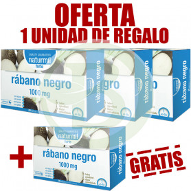 Pack 4x3 Rábano Negro 20 Ampollas Naturmil