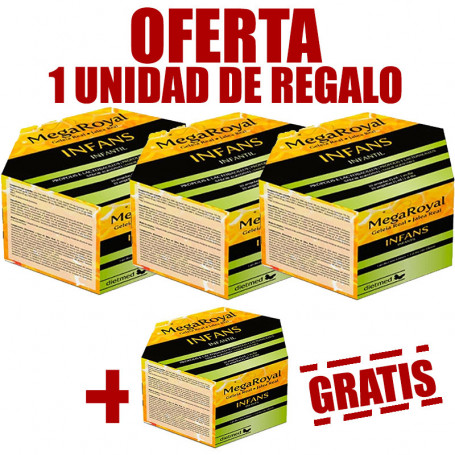 Pack 4x3 Megaroyal Infans 20 Ampollas Dietmed