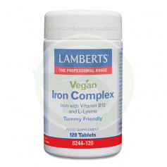 Iron Complex Vegano 120 Tabletas Lamberts